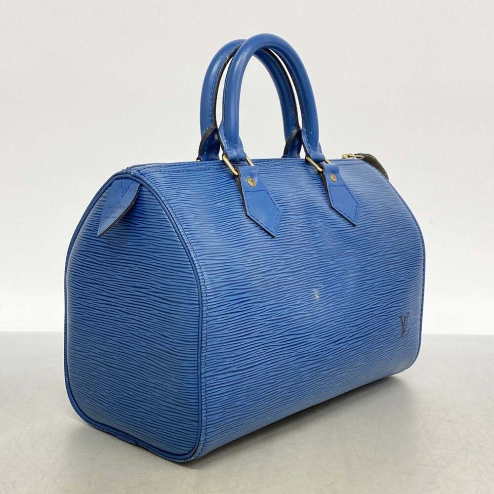 Louis Vuitton Epi Speedy 25 Handbag M43015 Toledo Blue Women's - Picture 2 of 12
